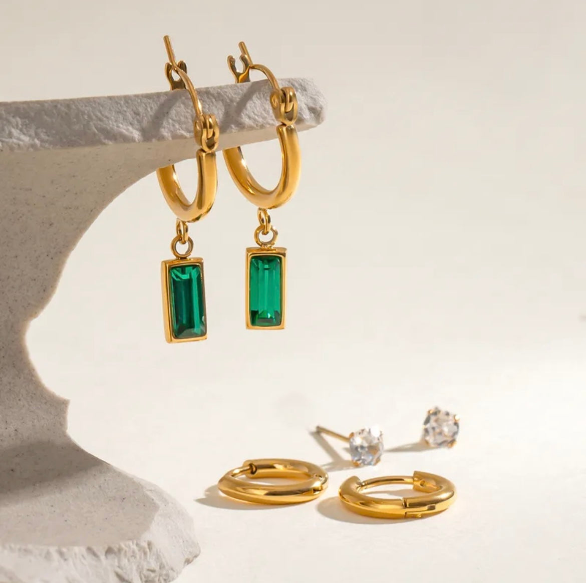 Green Set Earrings
