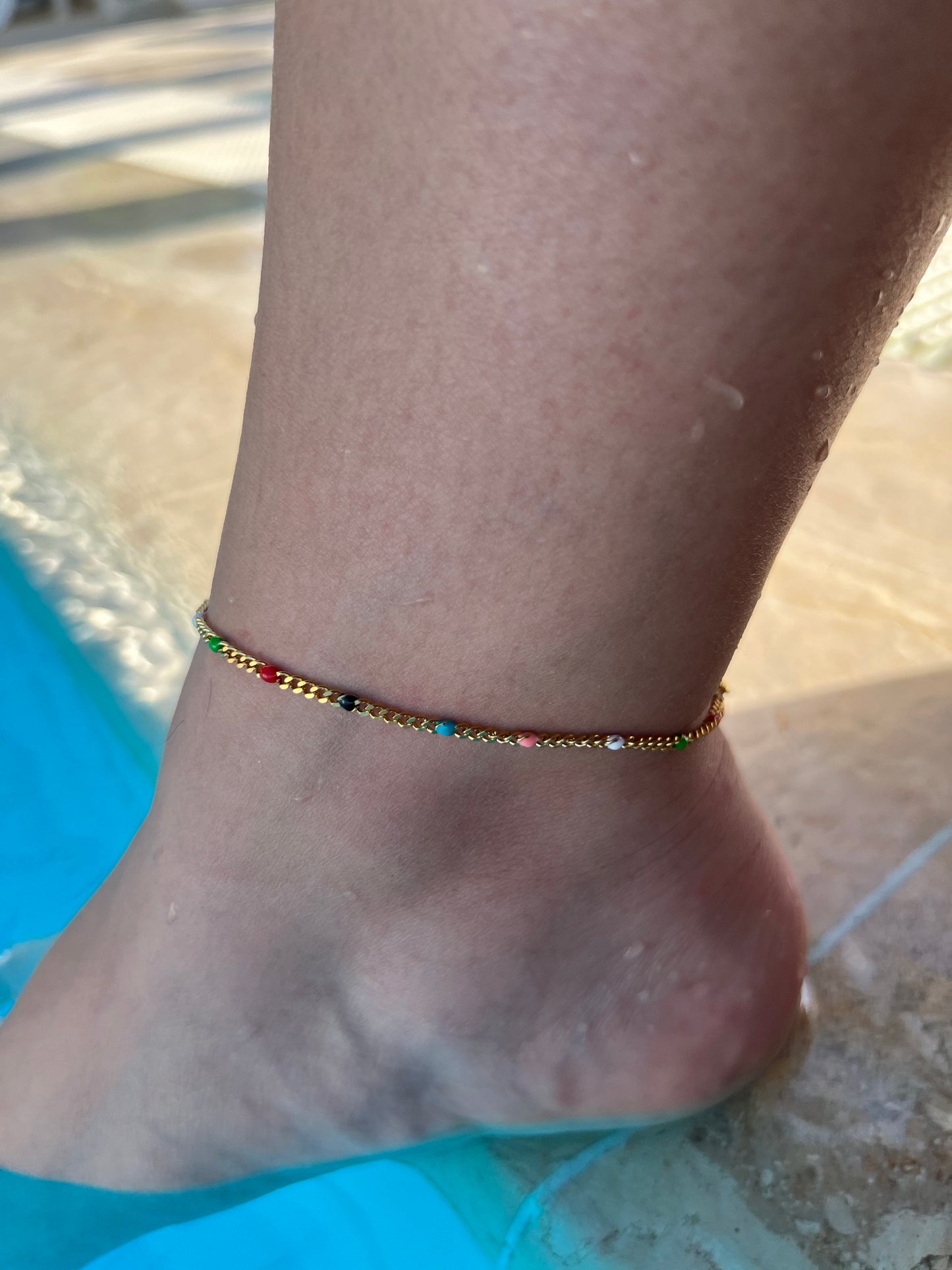Rainbow Anklet