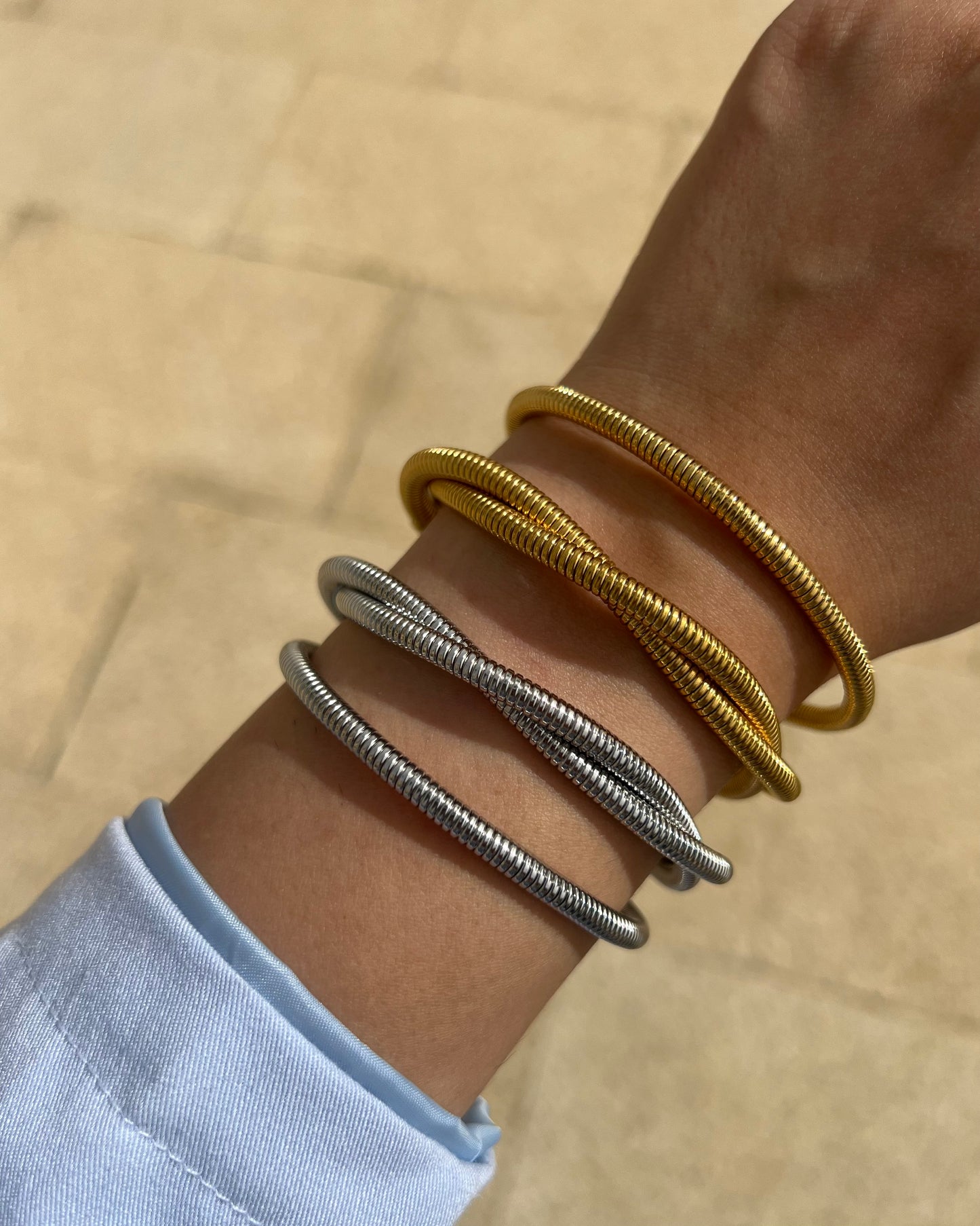 Timeless Twist Bracelet / Silver / Single