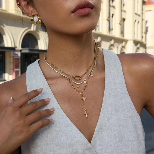 Diamond Stars Necklace