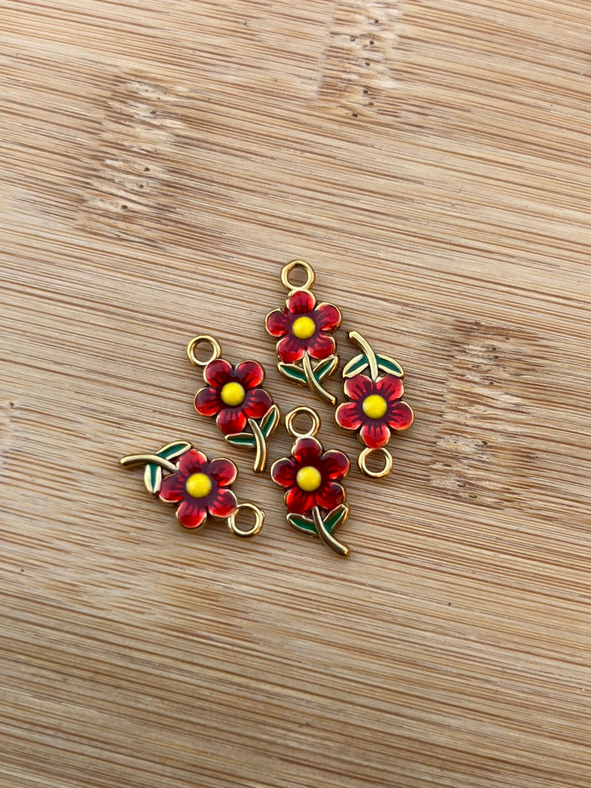 Rose Flower Charm