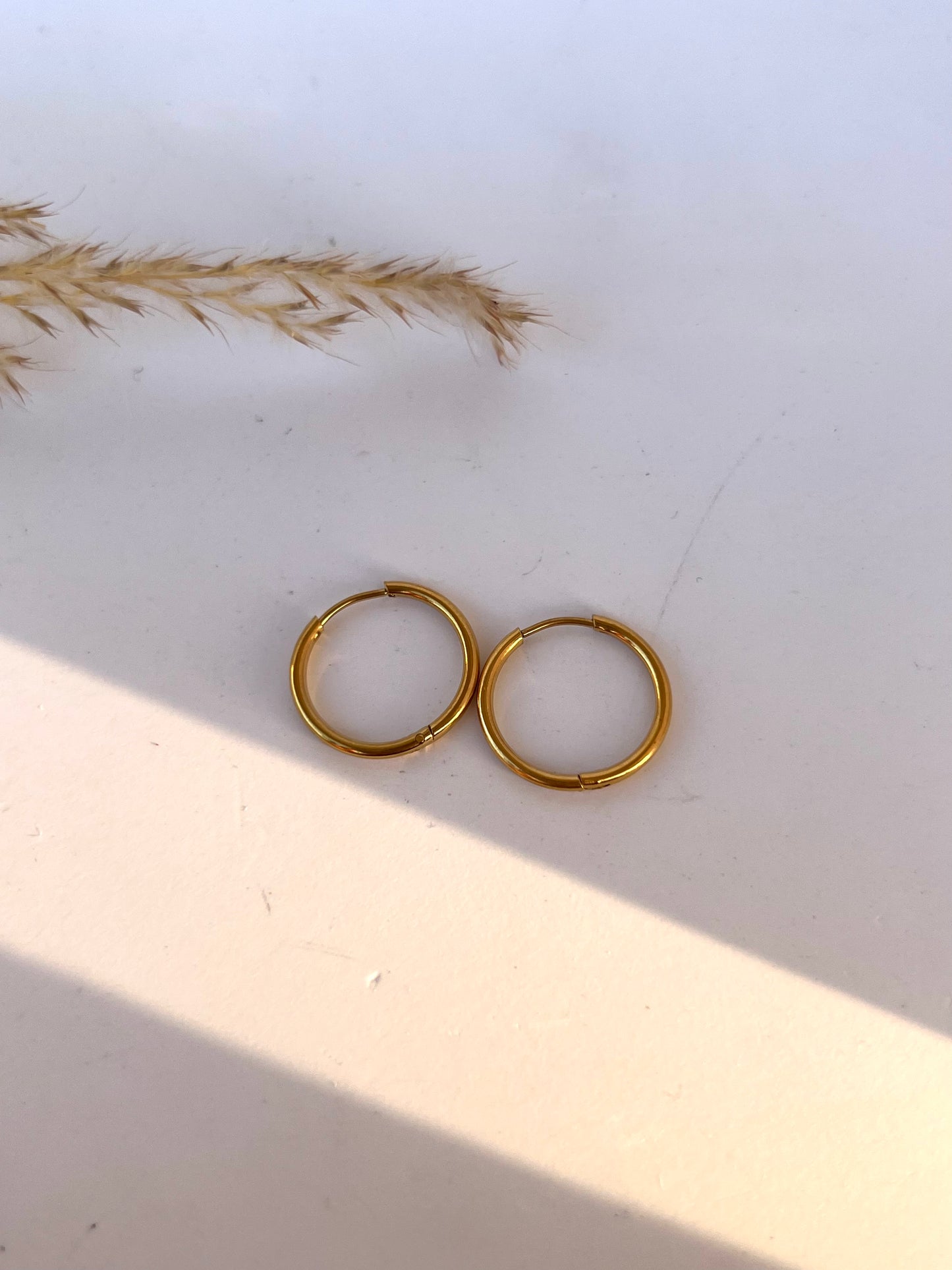 CrescendoIntroducing our Crescendo Earrings in 18K gold plating. These exquisite earrings embody timeless elegance and luxurious style. Crafted with meticulous attention to dStainless SteelCrescendo