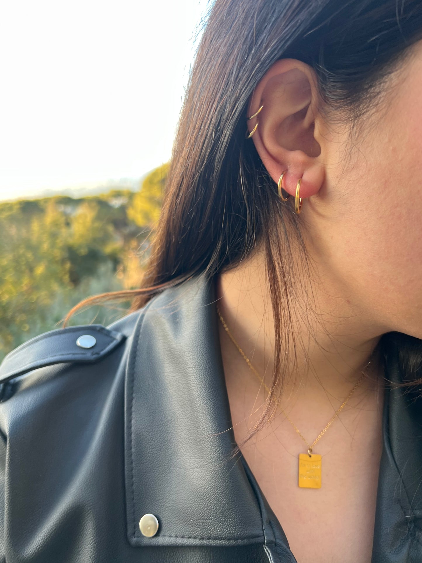 CrescendoIntroducing our Crescendo Earrings in 18K gold plating. These exquisite earrings embody timeless elegance and luxurious style. Crafted with meticulous attention to dStainless SteelCrescendo