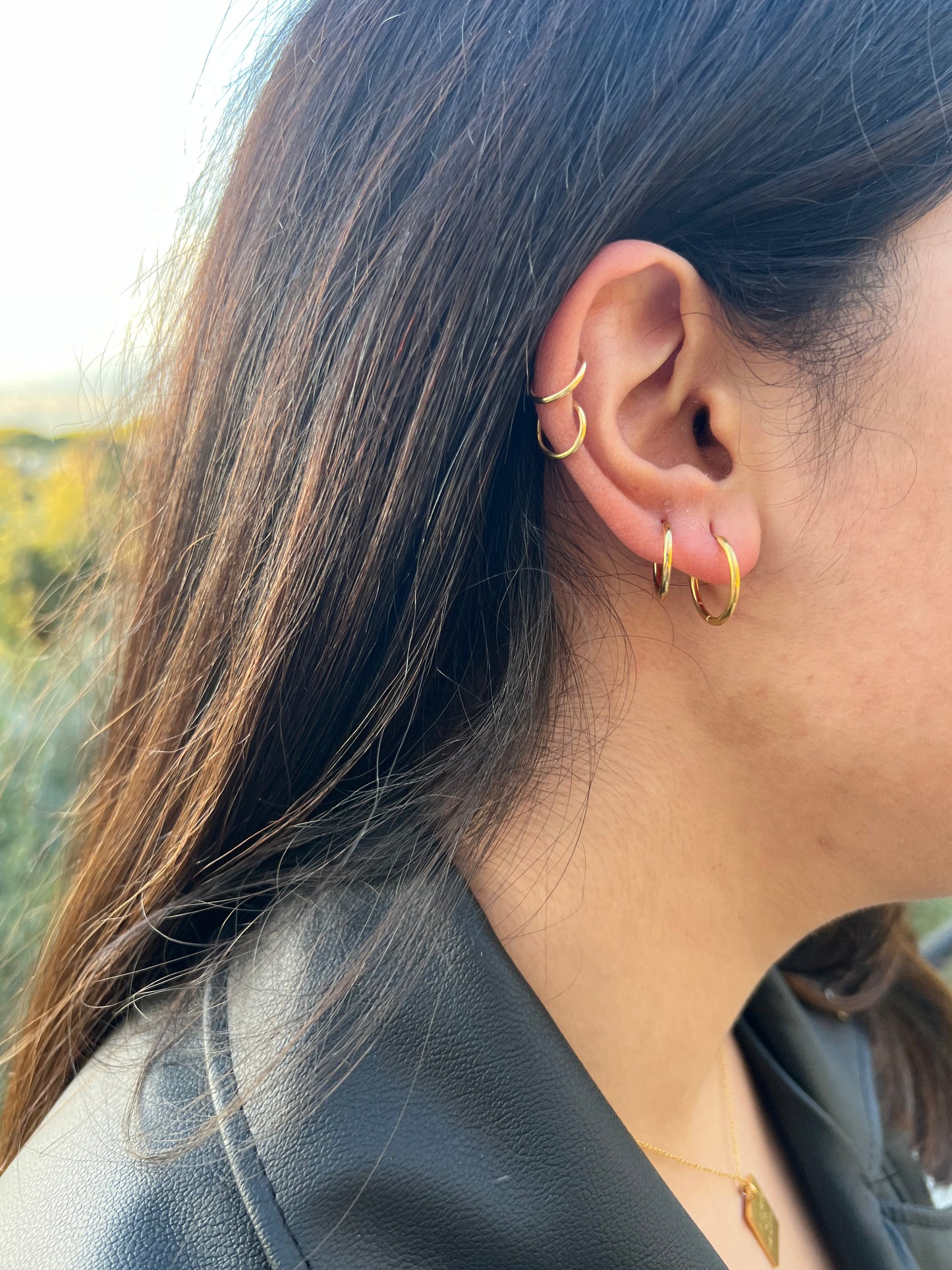 CrescendoIntroducing our Crescendo Earrings in 18K gold plating. These exquisite earrings embody timeless elegance and luxurious style. Crafted with meticulous attention to dStainless SteelCrescendo