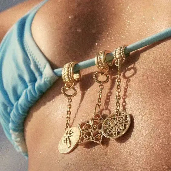 Gold Plated Bikini Charms