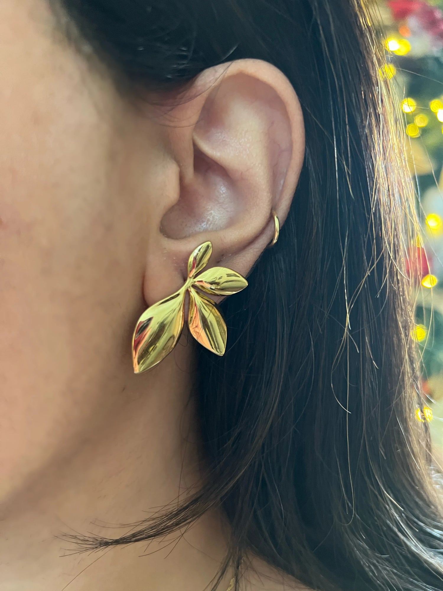 Waterproof Gold Plated Earrings
