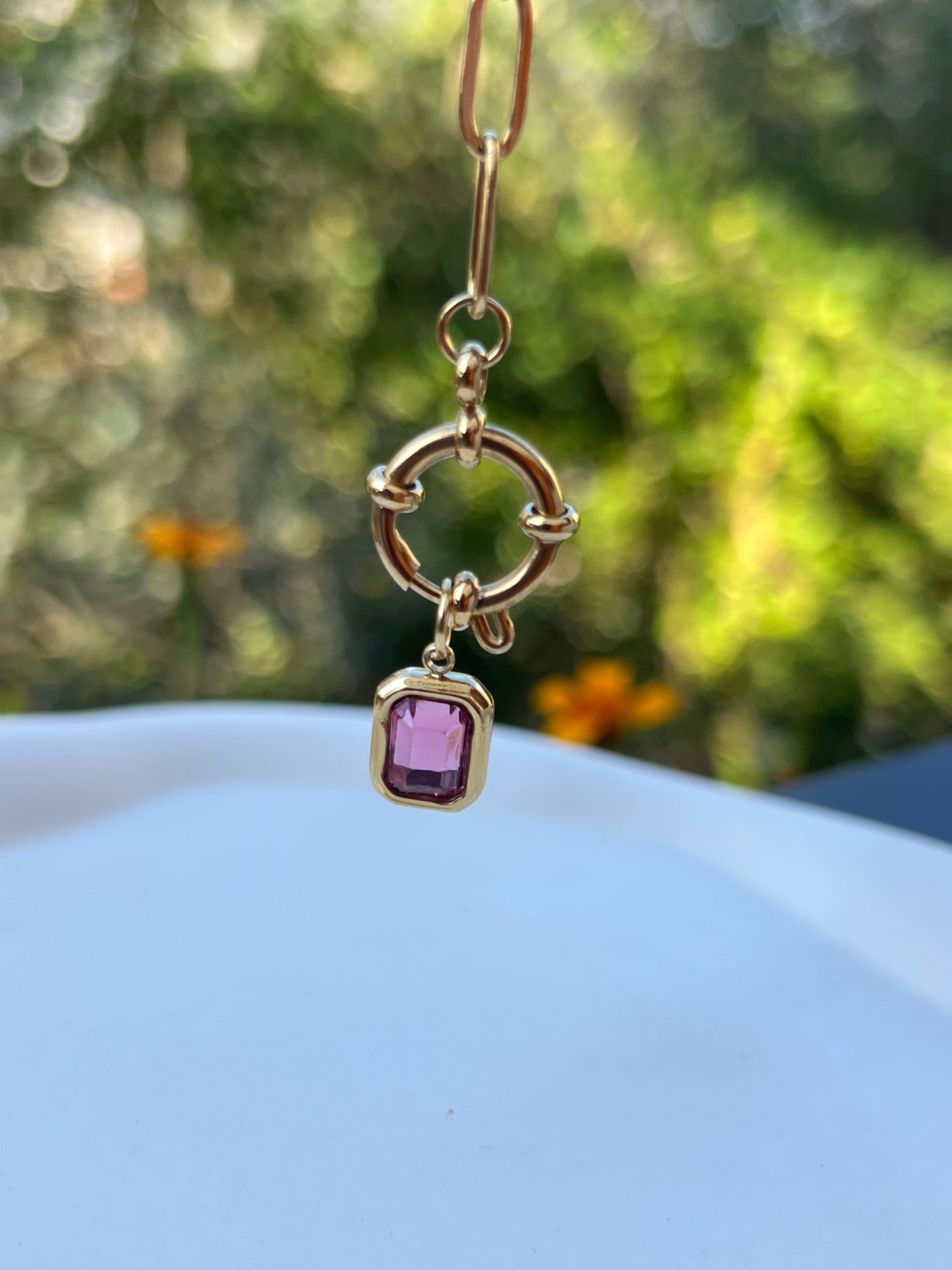 Colored Stones Charms