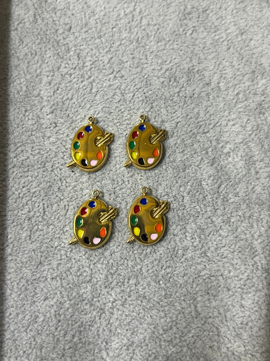 Paint Palette Charm