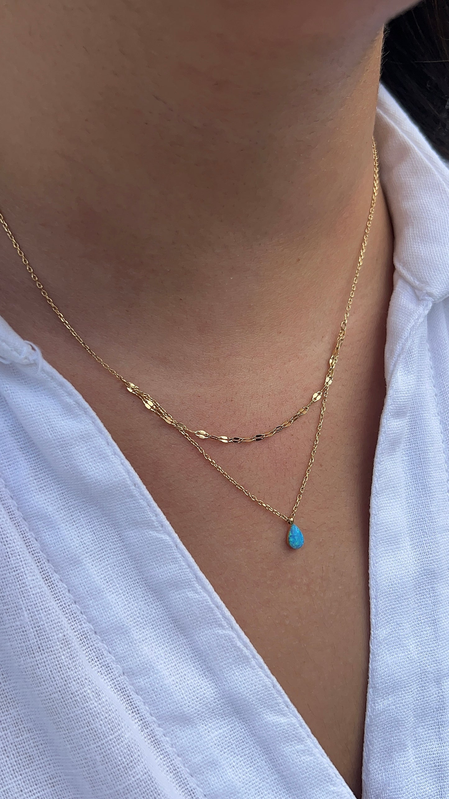 Blue Topaz Necklace