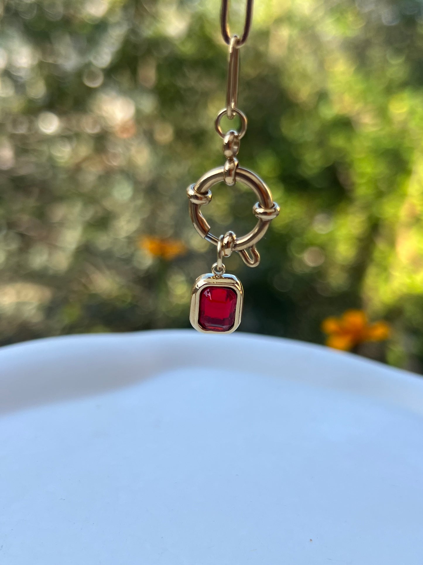 Colored Stones Charms
