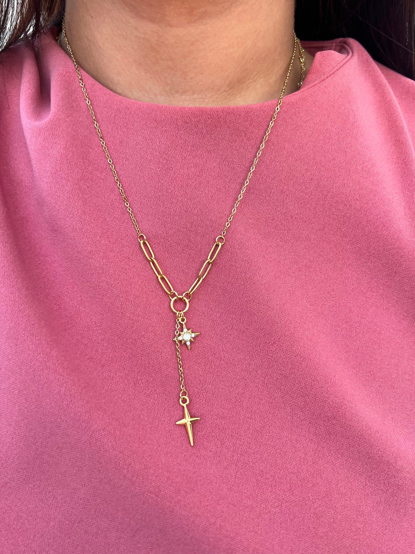 Diamond Stars Necklace