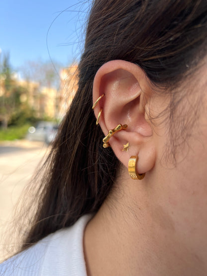 Sunflower Ear cuff