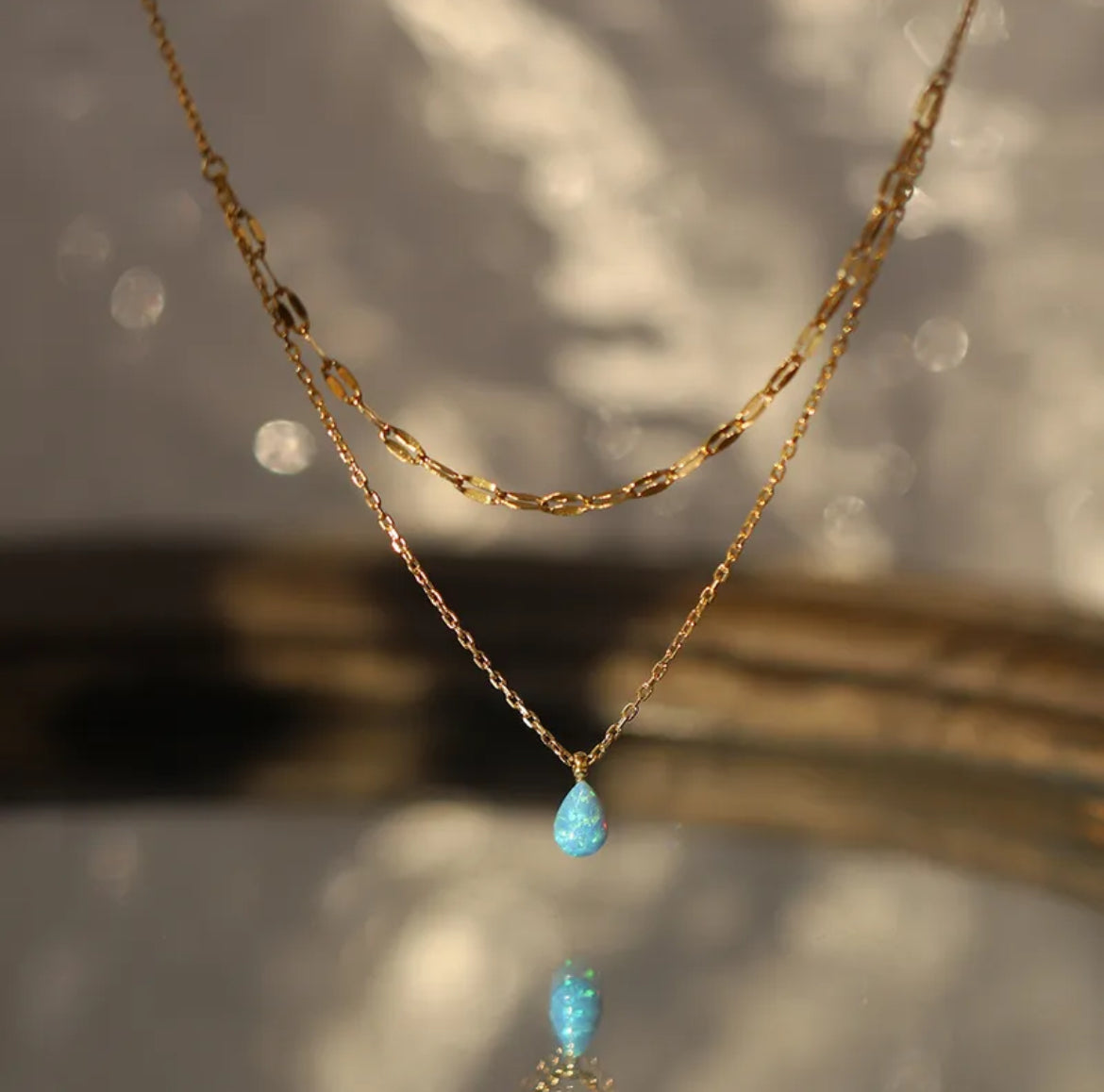 Blue Topaz Necklace