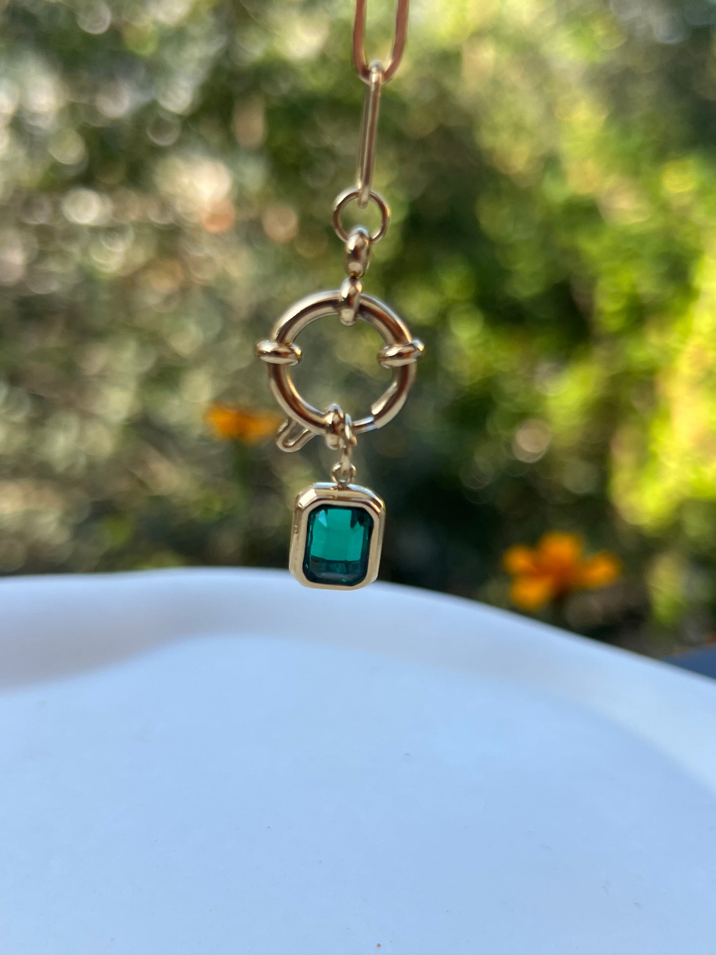 Colored Stones Charms