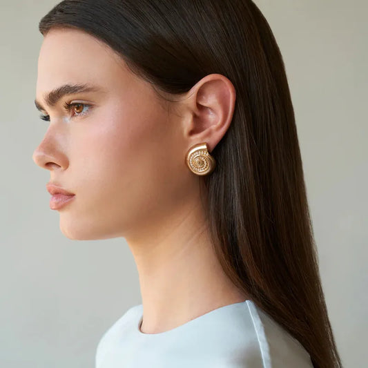 Marine Conch Earrings
